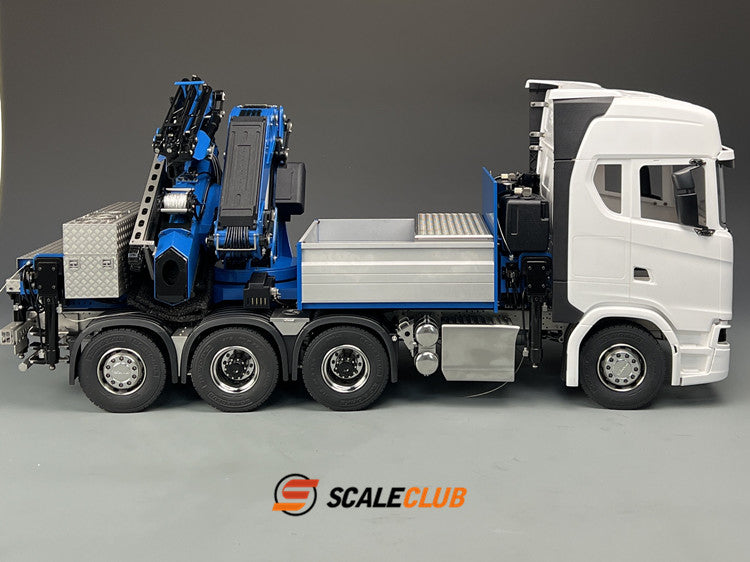 Scaleclub 1/14 Scania 770S 8x8 with rear steering F1650 truck crane