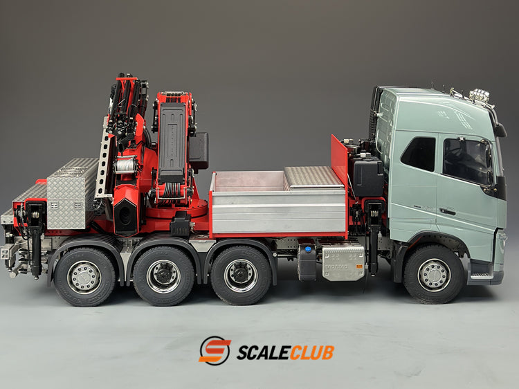 Scaleclub Tamiya 1/14 Volvo FH750 8x8 with rear steering F1650 truck crane