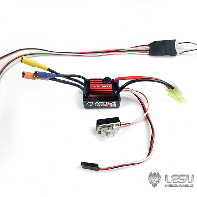 LESU 1/14 hydraulic three-way dump truck hydraulic system limit installation device