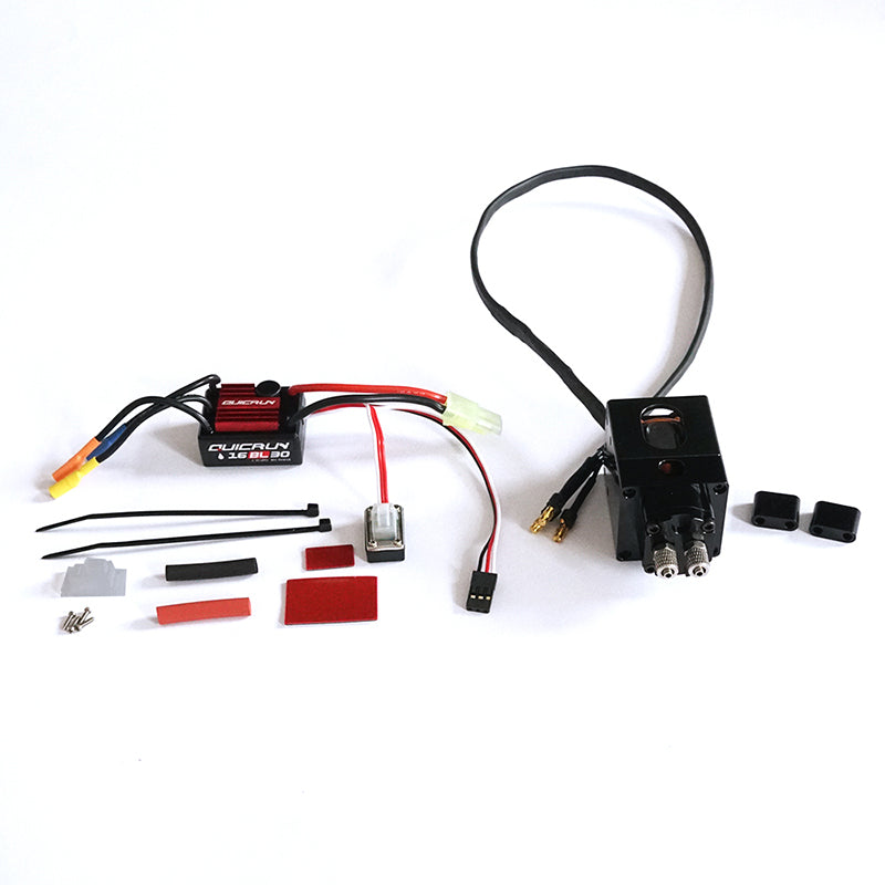 LESU 1/14 Tamiya dump truck loader engineering hydraulic model hydraulic oil pump brushless motor ESC Y-1503