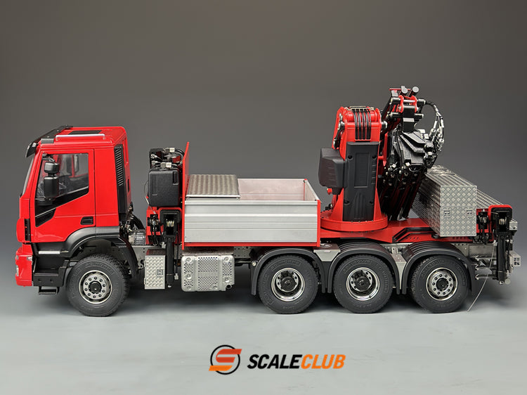 Scaleclub 1/14 Iveco 8x8 with rear steering F1650 truck crane