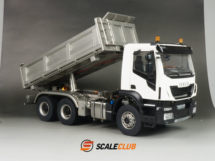 Scaleclub 1/14 Iveco iveco6x6 full metal hydraulic 3-way dump truck