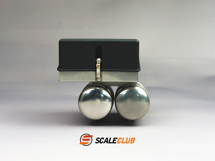 Scaleclub 1/14 JX F2000 tractor truck mud head upgrade metal battery box gas tank