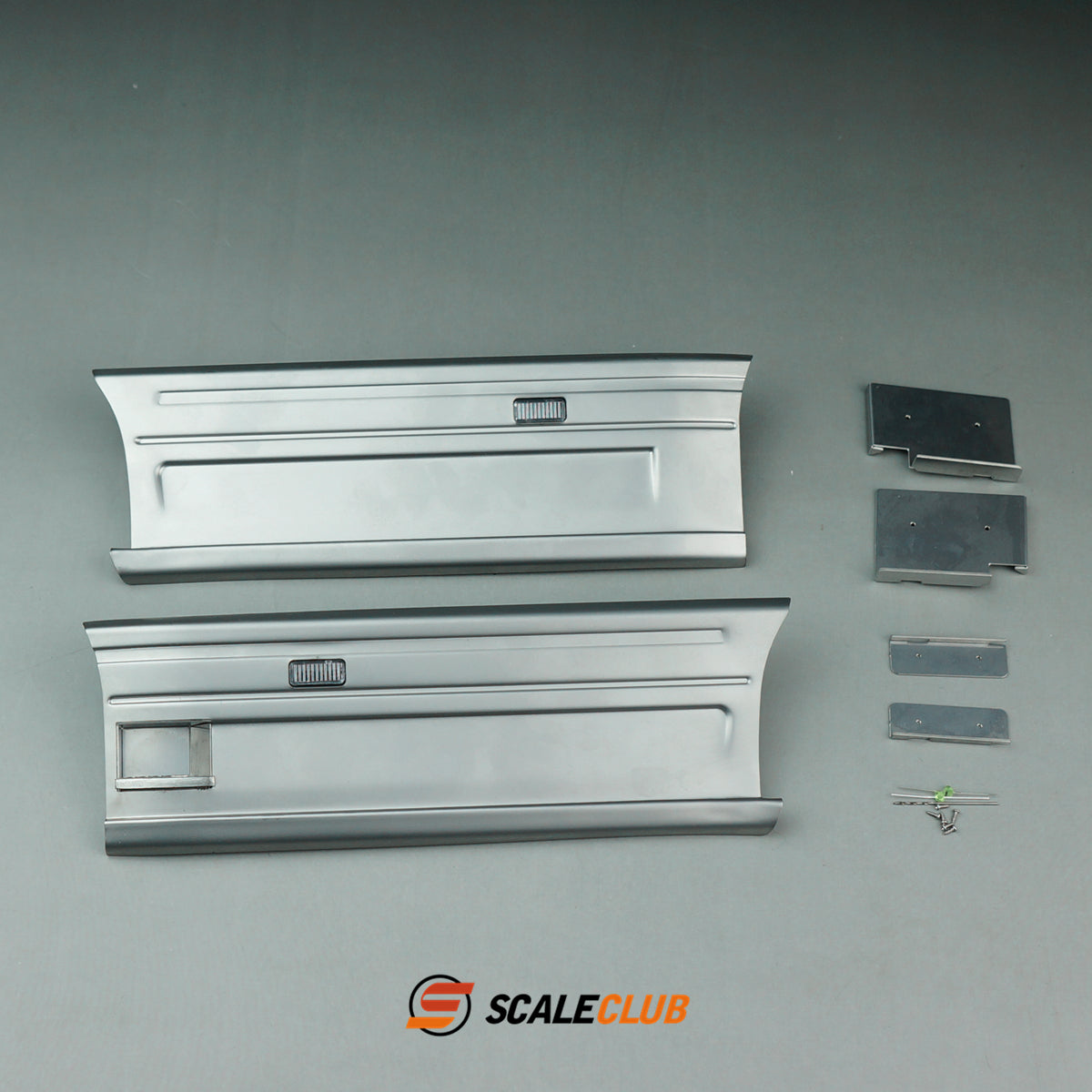 1 pair of Scaleclub universal RC Tamiya LESU 1/14 R470 R730 truck toy model two-axis side panels spoiler wind deflector