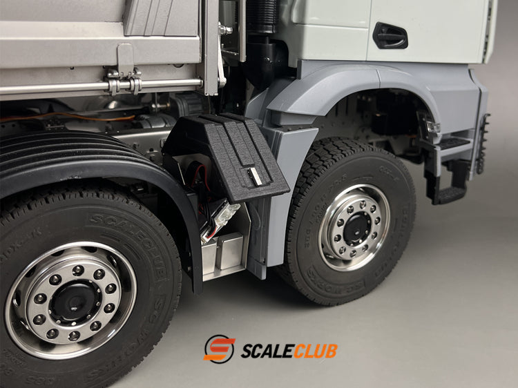 Scaleclcub Model RC 1/14 Mercedes Arocs 8x8 3-way Hydraulic Dump Truck Model