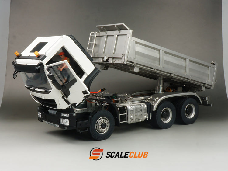 Scaleclub 1/14 Iveco iveco6x6 full metal hydraulic 3-way dump truck
