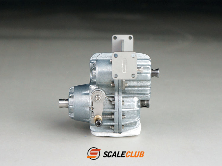 Scaleclub Model Metal Simulation Central Differential with Locking Transfer Case A B C D for 1/14 RC Truck Model Upgrade Parts