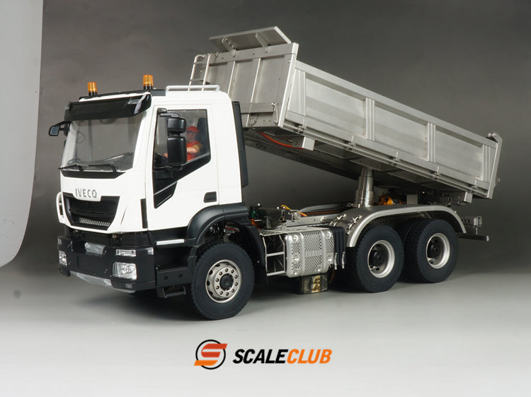 Scaleclub 1/14 Iveco iveco6x6 full metal hydraulic 3-way dump truck