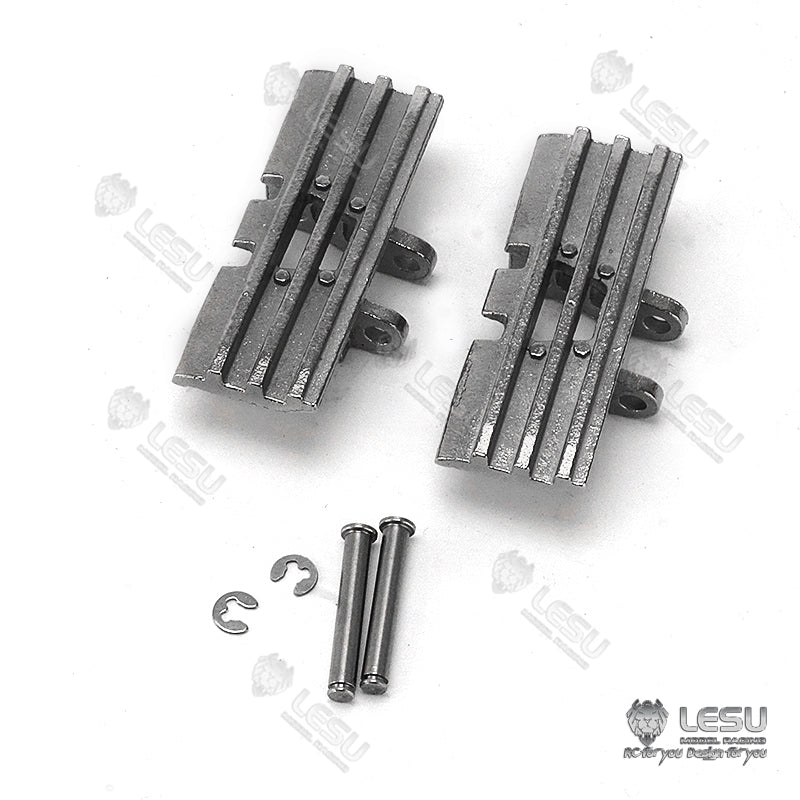 LESU 1/14 Metal Excavator Track 43MM Width PC360, Small Short Tail Excavator DIY Track BA-B002-Z1 Excavator Engineering Vehicle Tank