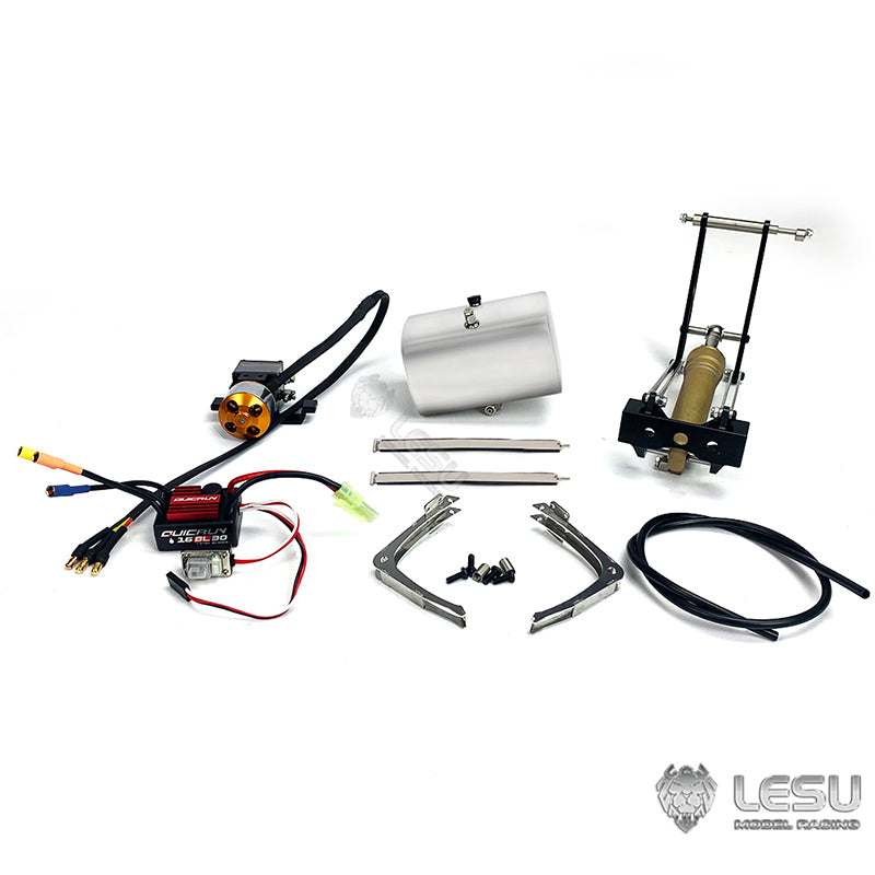LESU Y-1506-B 1/14 dump truck model aircraft top F frame hydraulic system universal Tamiya mud head 3348 lifting accessories