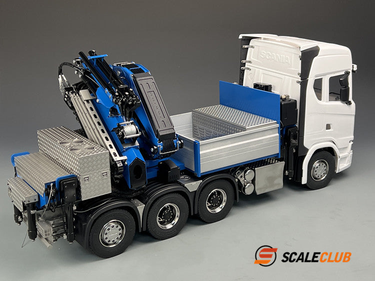 Scaleclub 1/14 Scania 770S 8x8 with rear steering F1650 truck crane