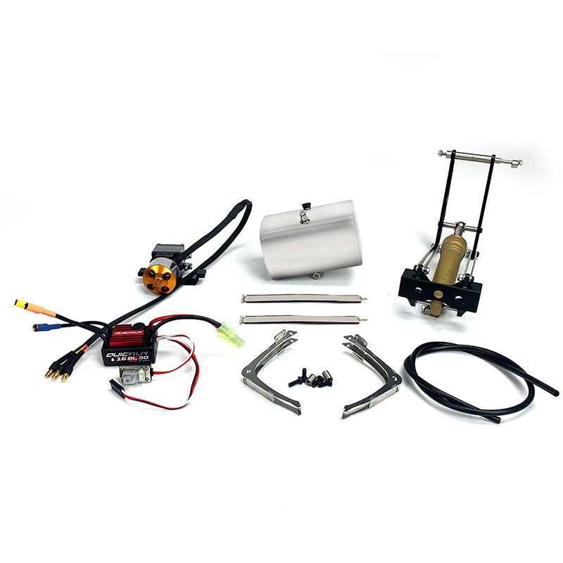 LESU Y-1506-B 1/14 dump truck model aircraft top F frame hydraulic system universal Tamiya mud head 3348 lifting accessories