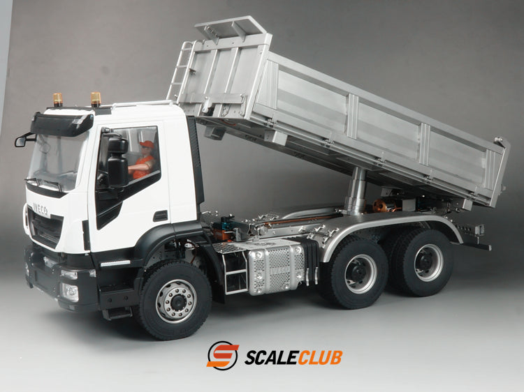 Scaleclub 1/14 Iveco iveco6x6 full metal hydraulic 3-way dump truck