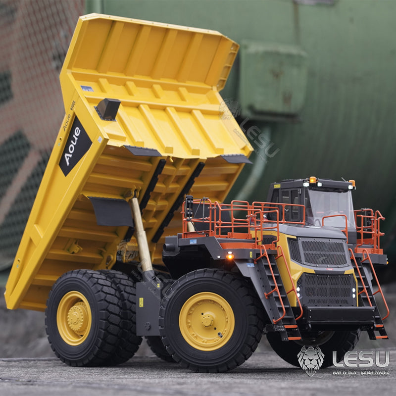 LESU 1/16 Heavy Machinery AOUE R100 E RD-A0003 Mine Car Full Metal Remote Control Model Toy