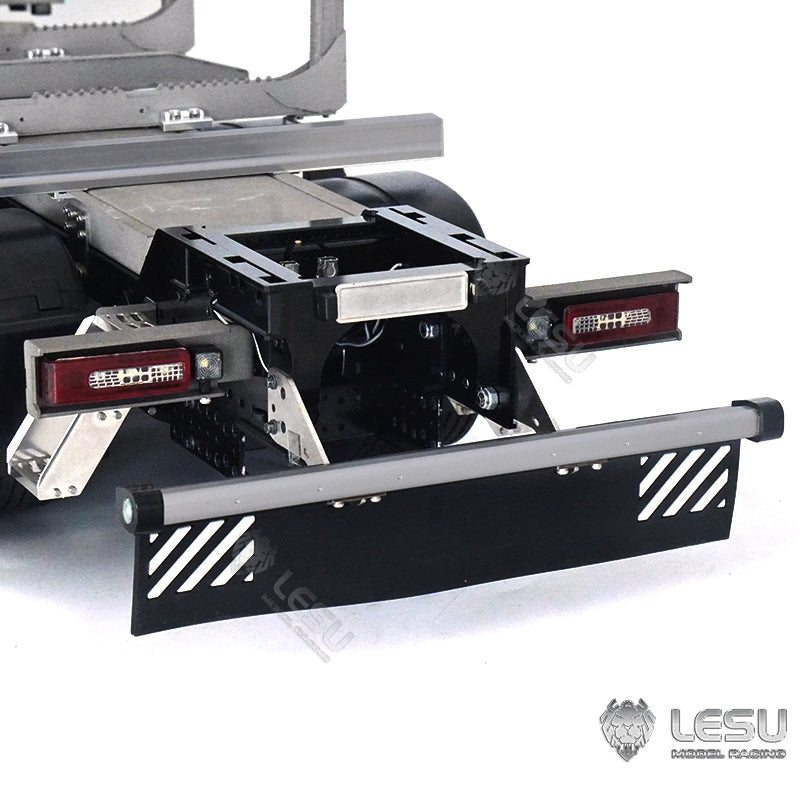 LESU 1/14 Tamiya FH16 wood car 6*6 full metal chassis simulation model