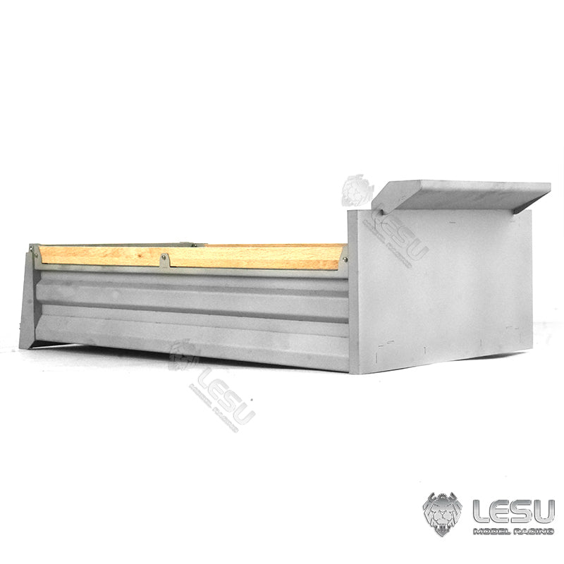 LESU 1/14 Tamiya Truck King mid-cylinder dump truck model toy metal dump bucket