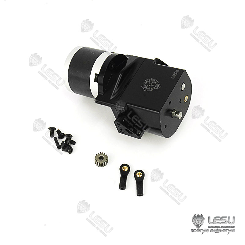 LESU 1/14 truck gearbox Tamiya tractor high torque gearbox transfer case DIY mud truck model
