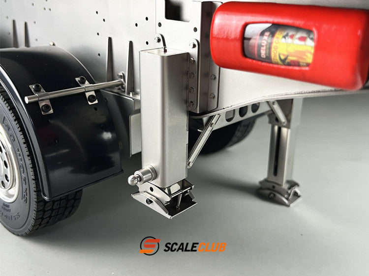 scaleclub 1/14 hydraulic 3-axle dump trailer for tractor truck