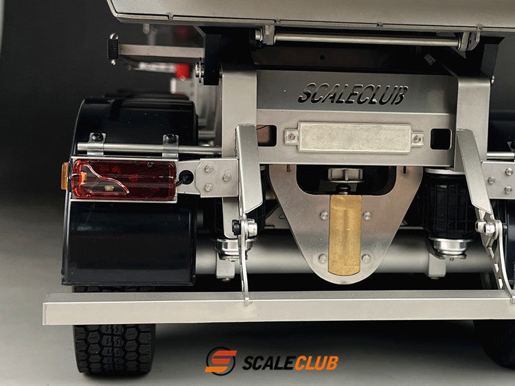 scaleclub 1/14 hydraulic 3-axle dump trailer for tractor truck