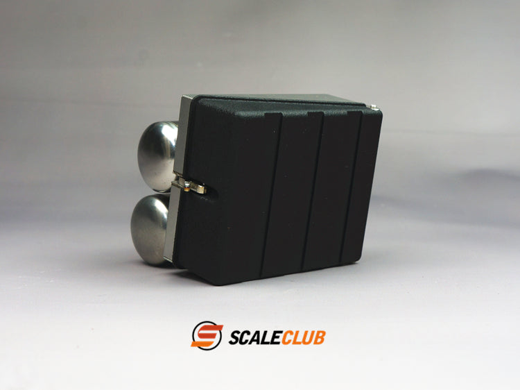 Scaleclub 1/14 JX F2000 tractor truck mud head upgrade metal battery box gas tank