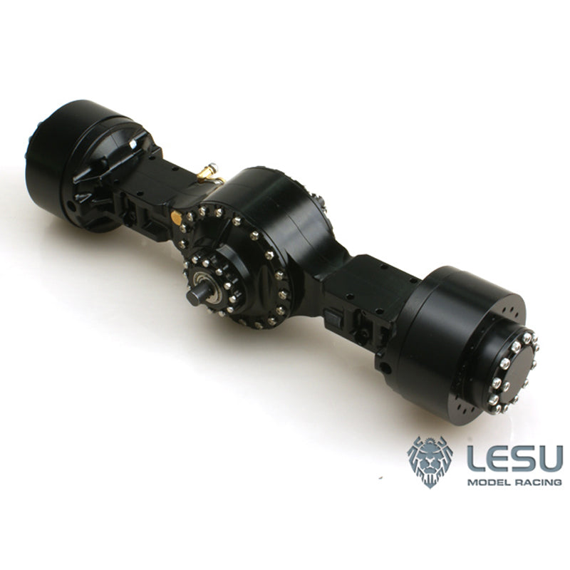 LESU 1/16 loader engineering vehicle RD-2002 lock differential through wheel side reduction Axles RC modified Axles