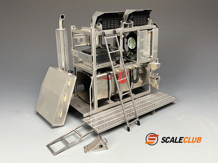 scaleclub 1/14 Tamiya BENZ heavy tractor truck SLT low roof cab upgrade simulation metal equipment rack
