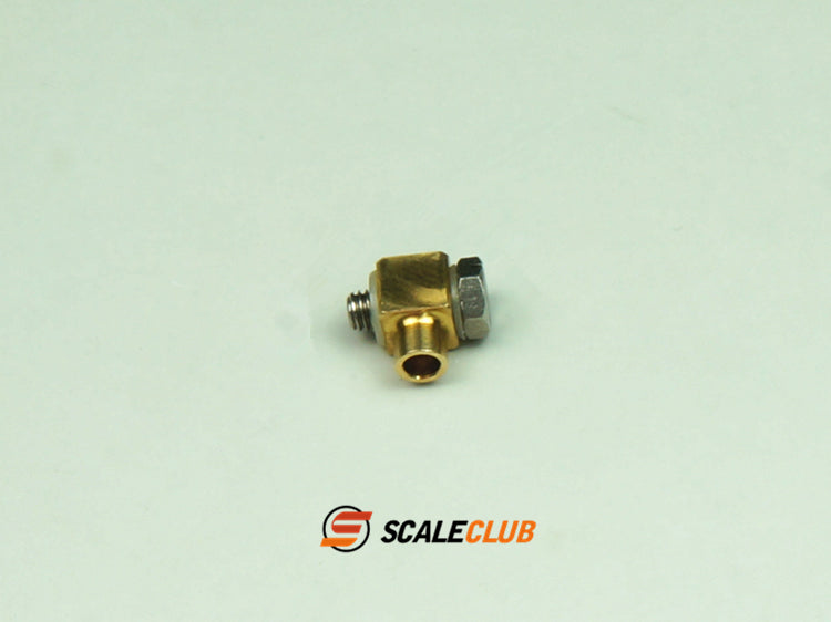 Scaleclub Model for Hydraulic Oil Nozzle 2.5mm Copper Tube Welded to 3mm Male RC Engineering Model Toy Parts