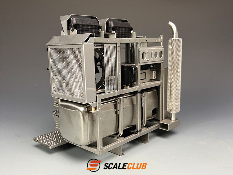 scaleclub 1/14 Tamiya BENZ heavy tractor truck SLT low roof cab upgrade simulation metal equipment rack