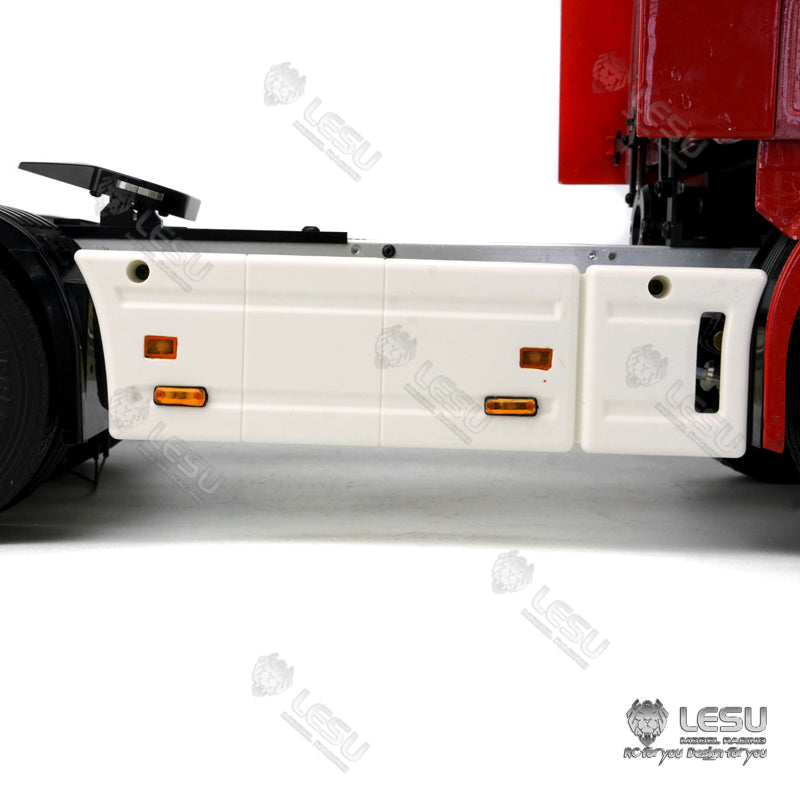 LESU 1/14 Tamiya tractor truck universal modified side skirt lights width lights warning lights LED lights S-1225 parts