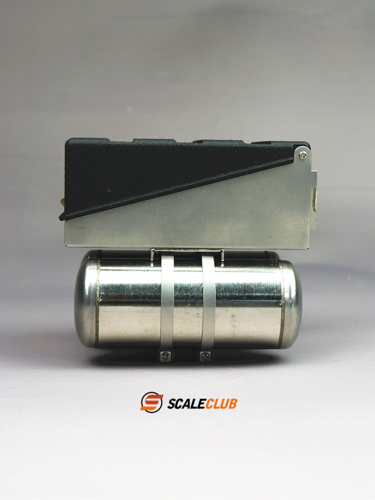Scaleclub 1/14 JX F2000 tractor truck mud head upgrade metal battery box gas tank