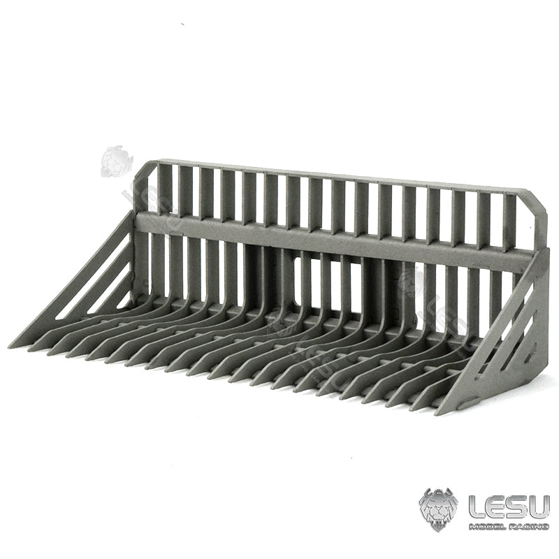 LESU 1/14 Engineering Hydraulic Model Bobcat Loader Upgrade Equipment Screen Bucket
