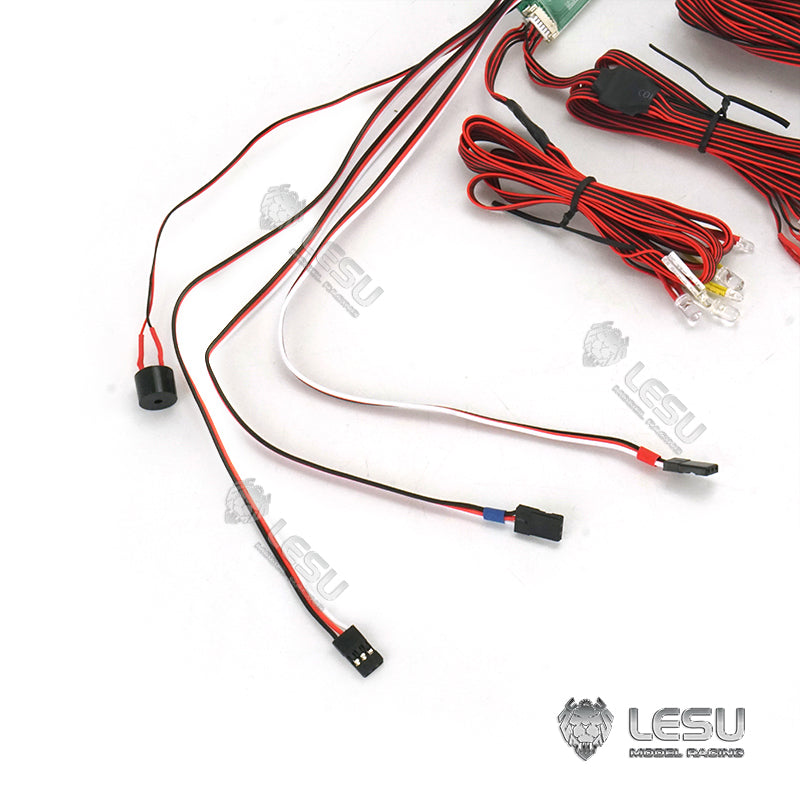 1/14 Truck dump truck LED light set Truck remote control model toy General Tamiya tractor LESU