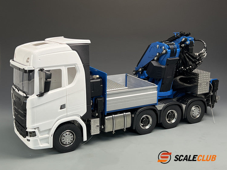 Scaleclub 1/14 Scania 770S 8x8 with rear steering F1650 truck crane