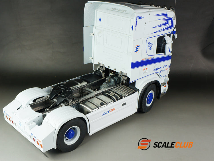 1 pair of Scaleclub universal RC Tamiya LESU 1/14 R470 R730 truck toy model two-axis side panels spoiler wind deflector