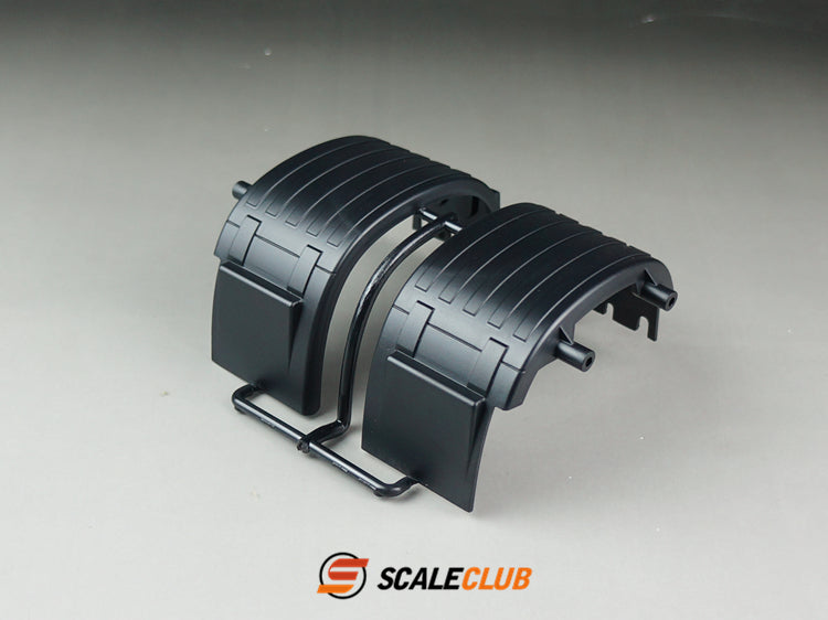 Scaleclub Tamiya 1/14 truck tractor with single axle, double axle, single load, fenders