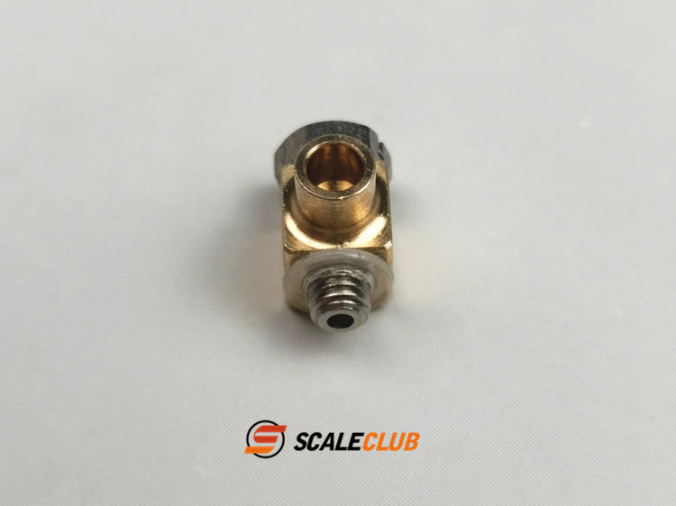 Scaleclub Model for Hydraulic Oil Nozzle 2.5mm Copper Tube Welded to 3mm Male RC Engineering Model Toy Parts