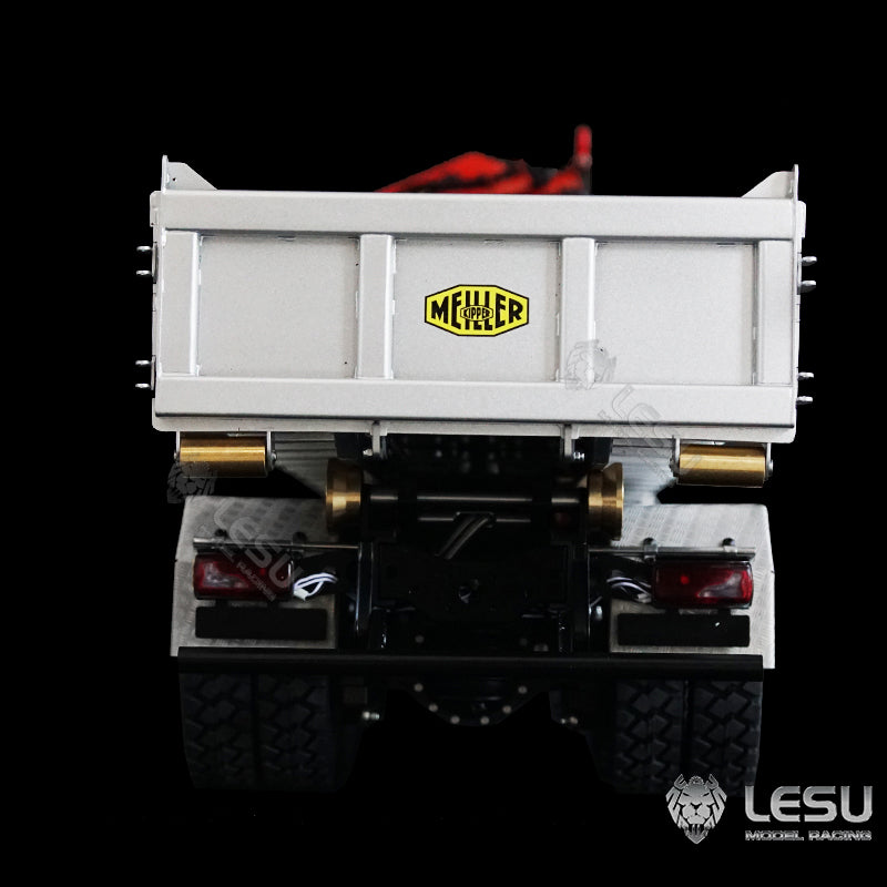 LESU 1/14 MAN Truck Roll-on/Roll-off Crane Full Unloading Remote Control Model RTR Metal Toy