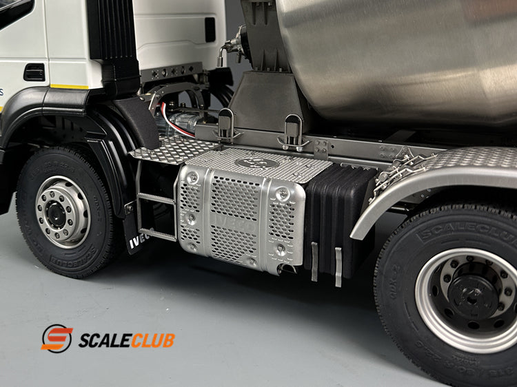 Scaleclub Iveco 1:14 6x6 Full Metal Remote Control Cement Mixer Truck Open Door Body