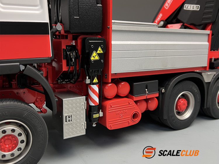 Scaleclub 1/14 MAN F2000 8x8 with rear wheel steering F1650 truck crane full metal remote control
