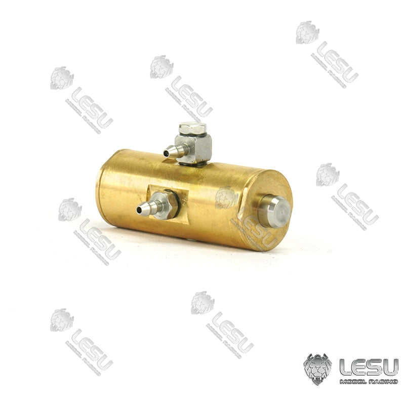 LESU 1/14 Simulation Brass Hydraulic Cylinder Heavy Engineering Excavator Mechanical Arm Quick Release Hydraulic Accessories