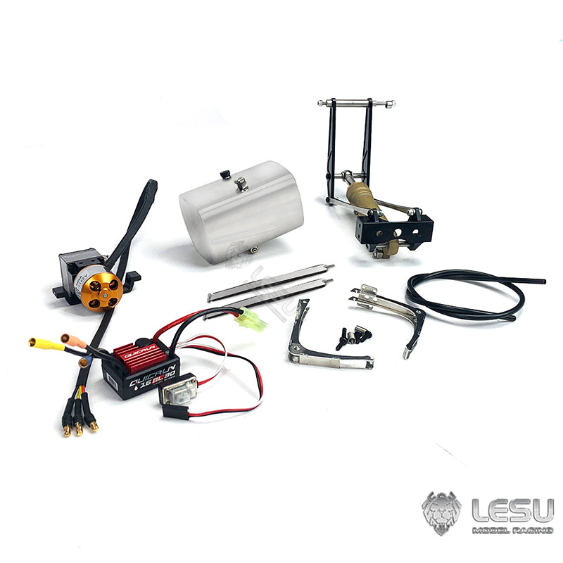 LESU Y-1506-B 1/14 dump truck model aircraft top F frame hydraulic system universal Tamiya mud head 3348 lifting accessories