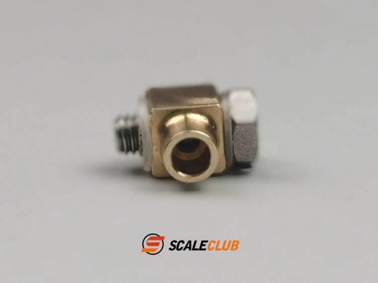 Scaleclub Model for Hydraulic Oil Nozzle 2.5mm Copper Tube Welded to 3mm Male RC Engineering Model Toy Parts