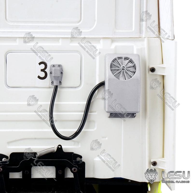 LESU 1/14 RC Truck External Air Conditioner Model G-6220 for Tamiya Traction Truck Model Toy OP Car Shell Metal Upgrade Parts