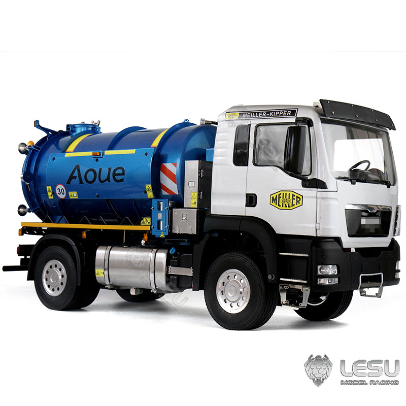 LESU 1/14 Simulation Model Toy 4X4 Vacuum Tank Water Suction Car