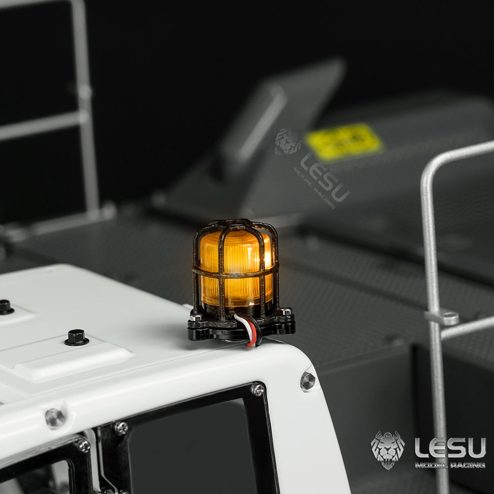 LESU 1/14 RC Truck Model Toy Rotating Light S-1263 for Roof Light Tamiya Traction Truck DIY Plug Receiver Upgrade Modified Parts
