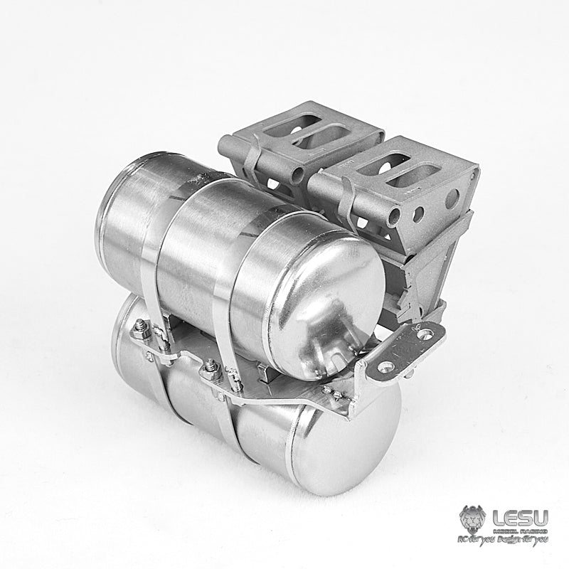 LESU G-6186-B for Tamiya 1/14 RC truck model double tank wheel anti-skid kit universal modified side trim upgrade modified parts
