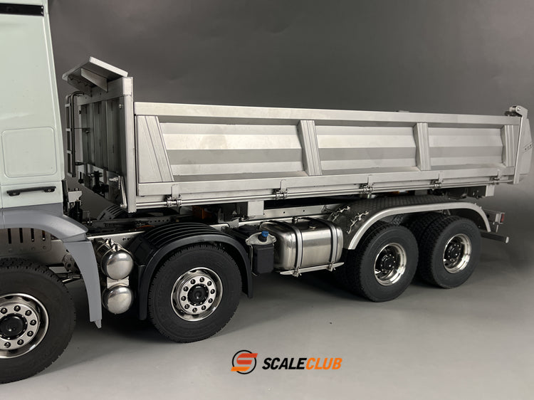 Scaleclcub Model RC 1/14 Mercedes Arocs 8x8 3-way Hydraulic Dump Truck Model