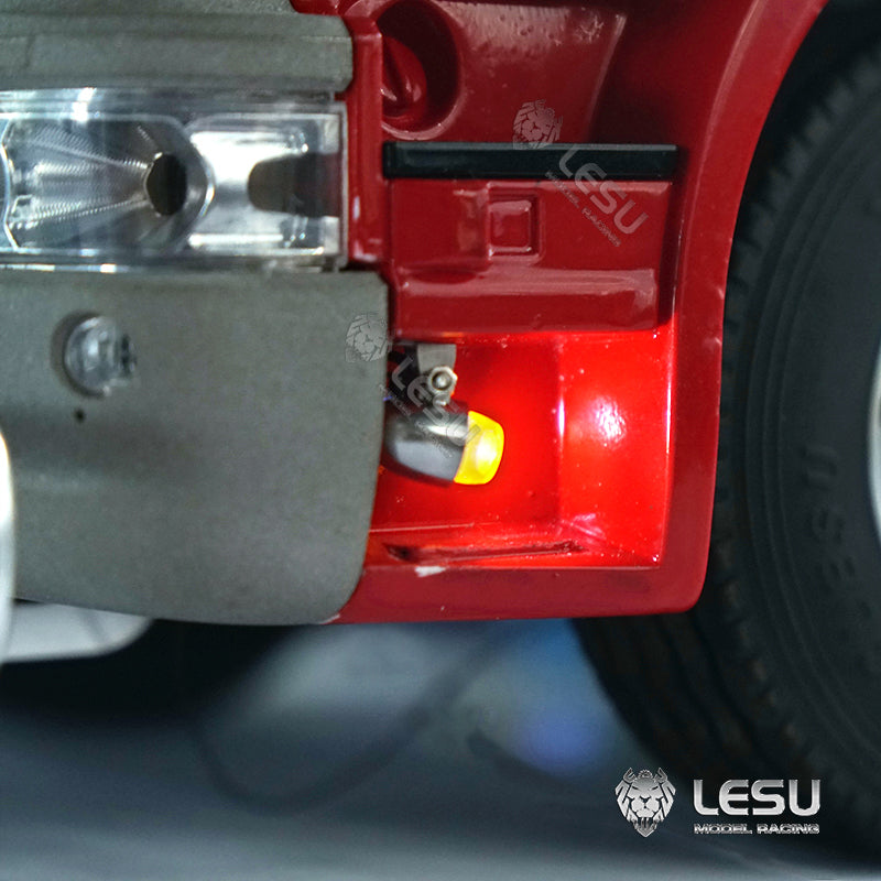 For 1/14 RC Truck Engineering Machinery Vehicle Model LED Width Lights Clearance Lights Warning Light Parts LESU S-1295