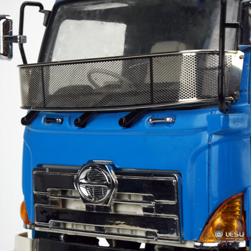LESU 1/14 truck front sand and gravel net protection cover Tamiya tractor LESU car shell Hino 700 grid decoration model