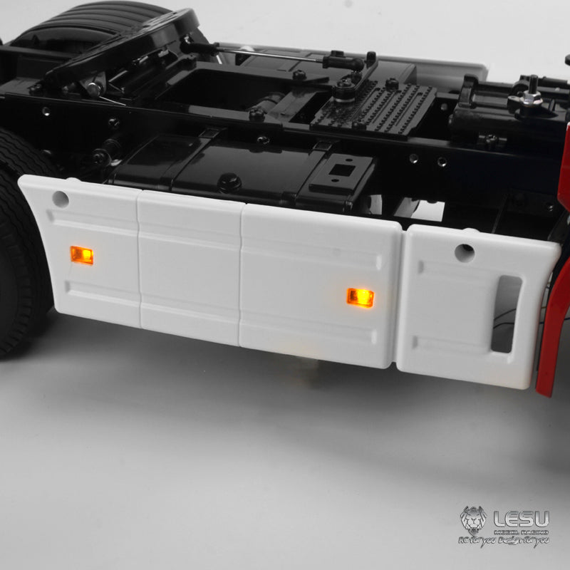 LESU RC Truck Model Toy Side Skirt Decorative Light S-1224 for Tamiya 1/14 RC R470 R620 Traction Truck Upgrade Modified Parts